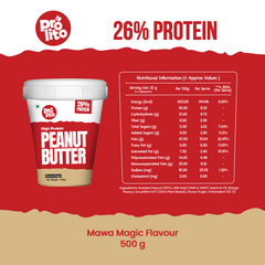 High Protein Mava Magic Peanut Butter