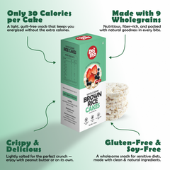 Organic Brown Rice Cake (salted )