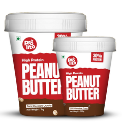 Dark Chocolate Crunchy Peanut Butter 1kg + Dark Chocolate Crispy Peanut Butter 500g Combo