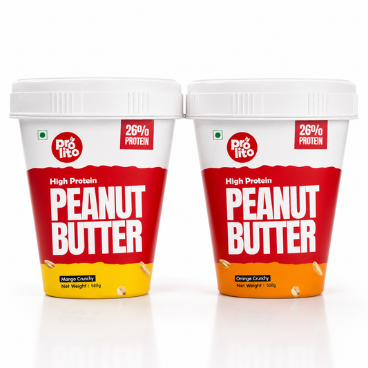 Mango Crunchy Peanut Butter 500g + Orange Crunchy Peanut Butter 500g Combo