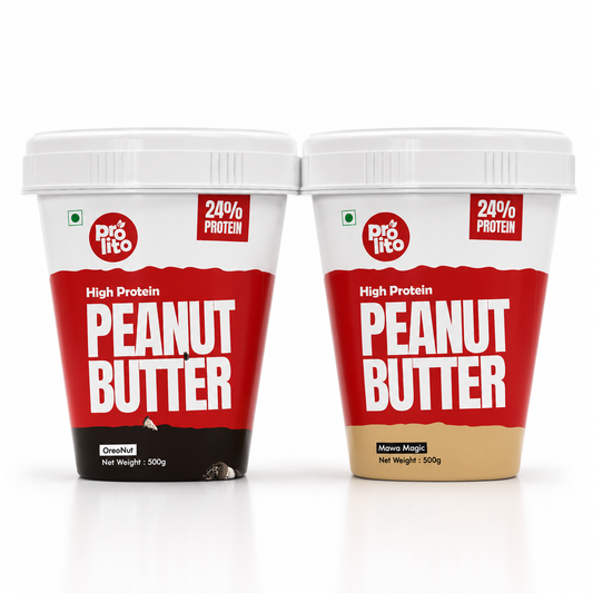 Oreo Nut Peanut Butter 500g + Mawa Magic Peanut Butter 500g Combo